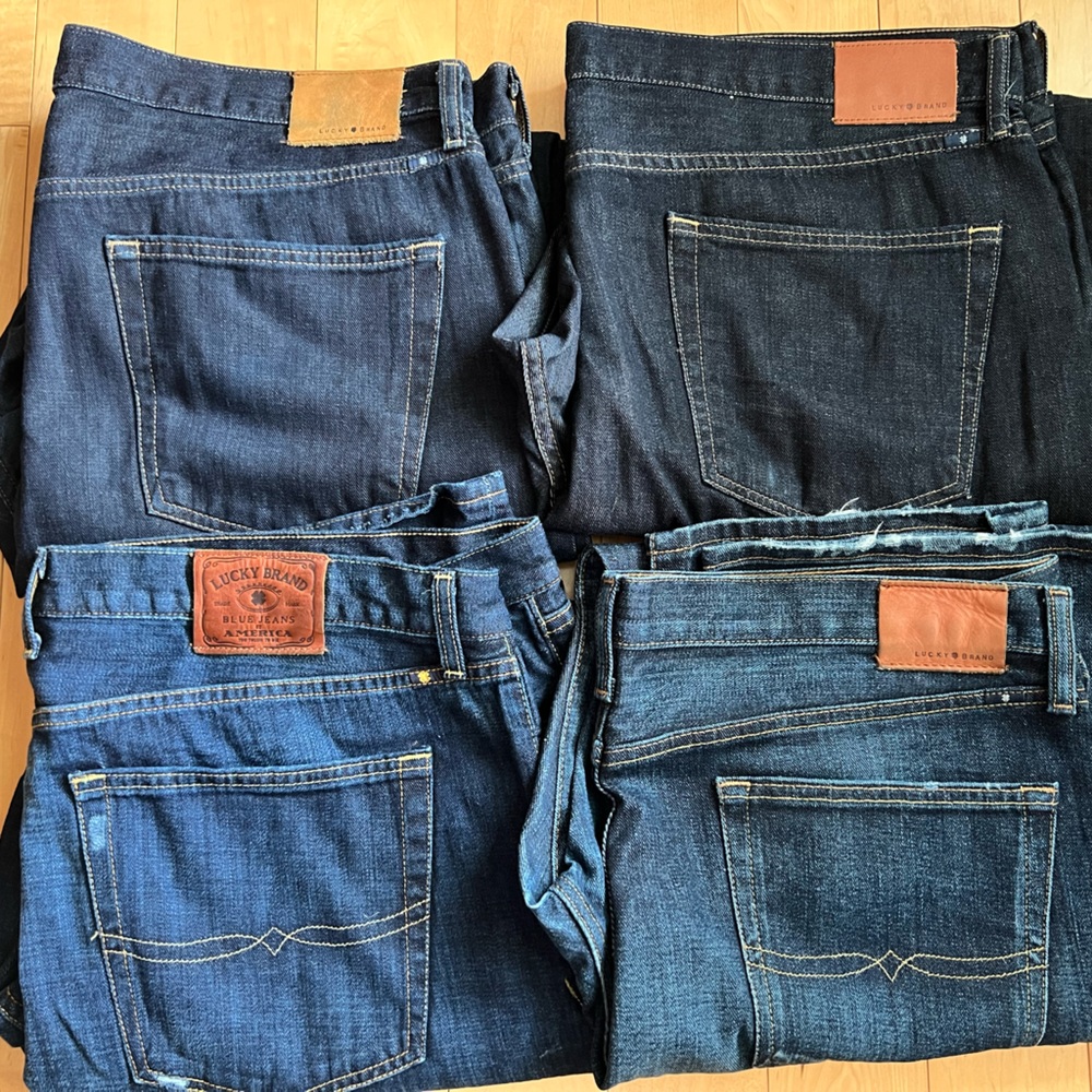 Lucky Brand Jeans Lot of 4 363 367 cut